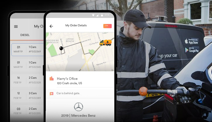 fuel delivery app development