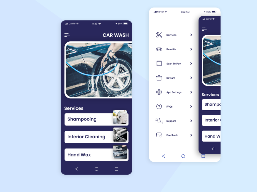 car wash app development