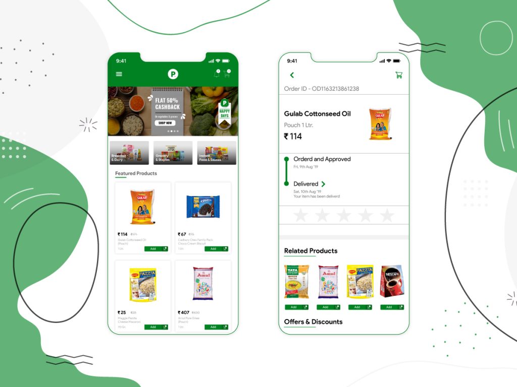 grocery delivery mobile app development