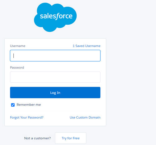 Sign-In Into Salesforce Org