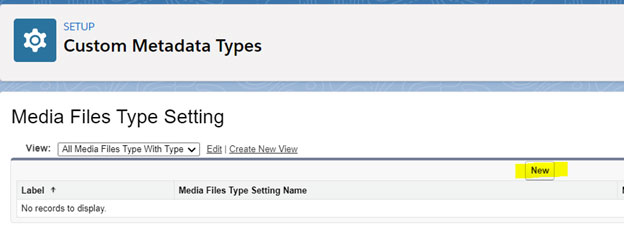 Custom Metadata Configuration